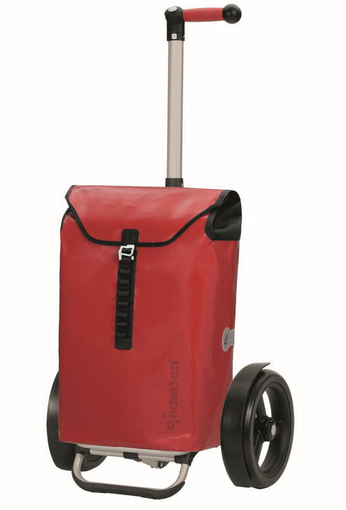 Vitelli Tura-Shopper Ortlieb Luftrad rouge